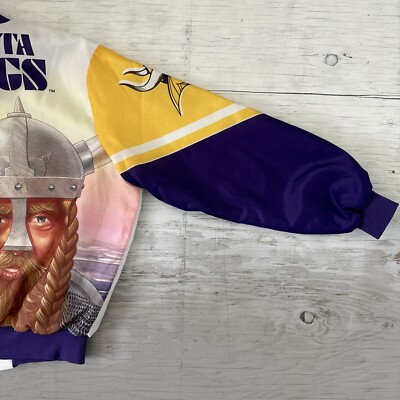 Vintage 90s Minnesota Vikings Chalk Line Fanimation NFL Football