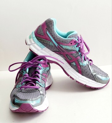 purple asics womens