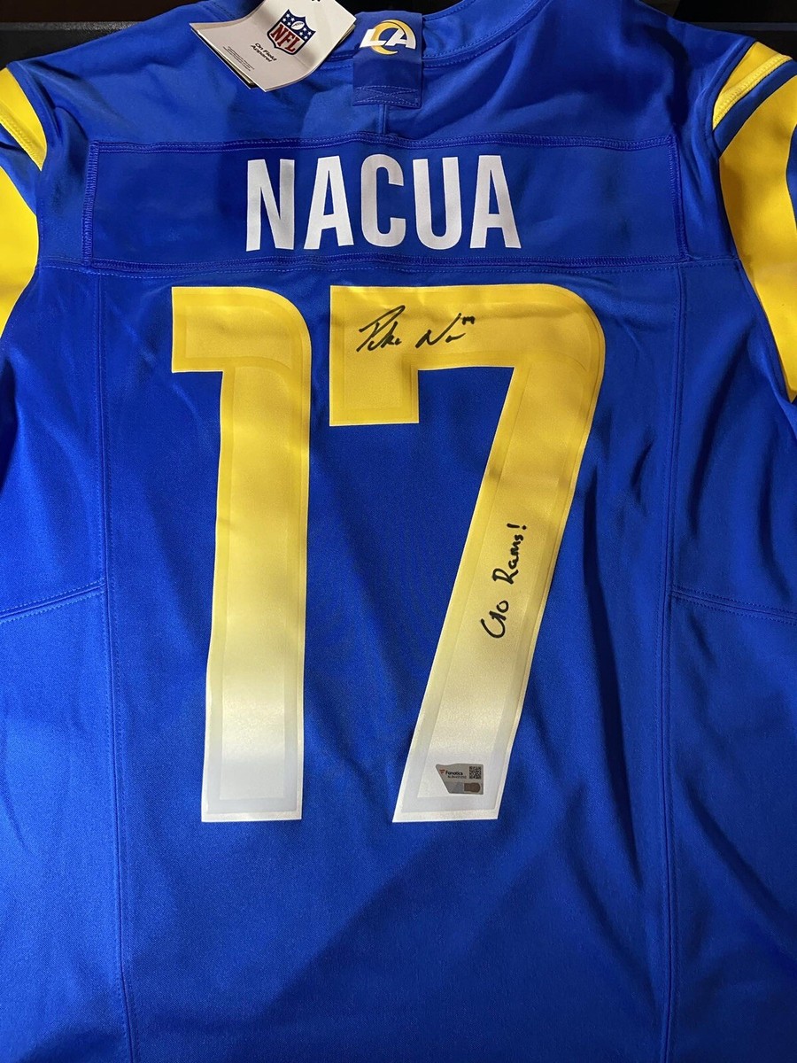 Puka Nacua Signed Nike Limited Jersey Los Angeles Rams Inscribe Go