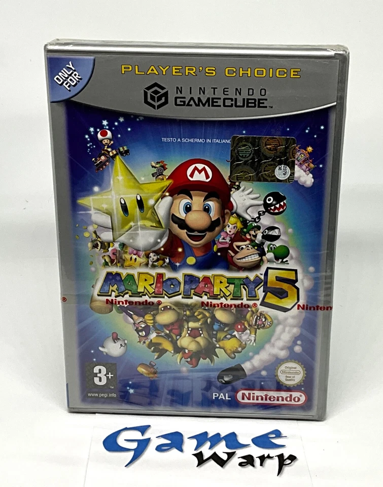 Mario Party 5 Gamecube (GC) - PAL - ITA - NUOVO SIGILLATO - 2003 - Bild 1 von 4