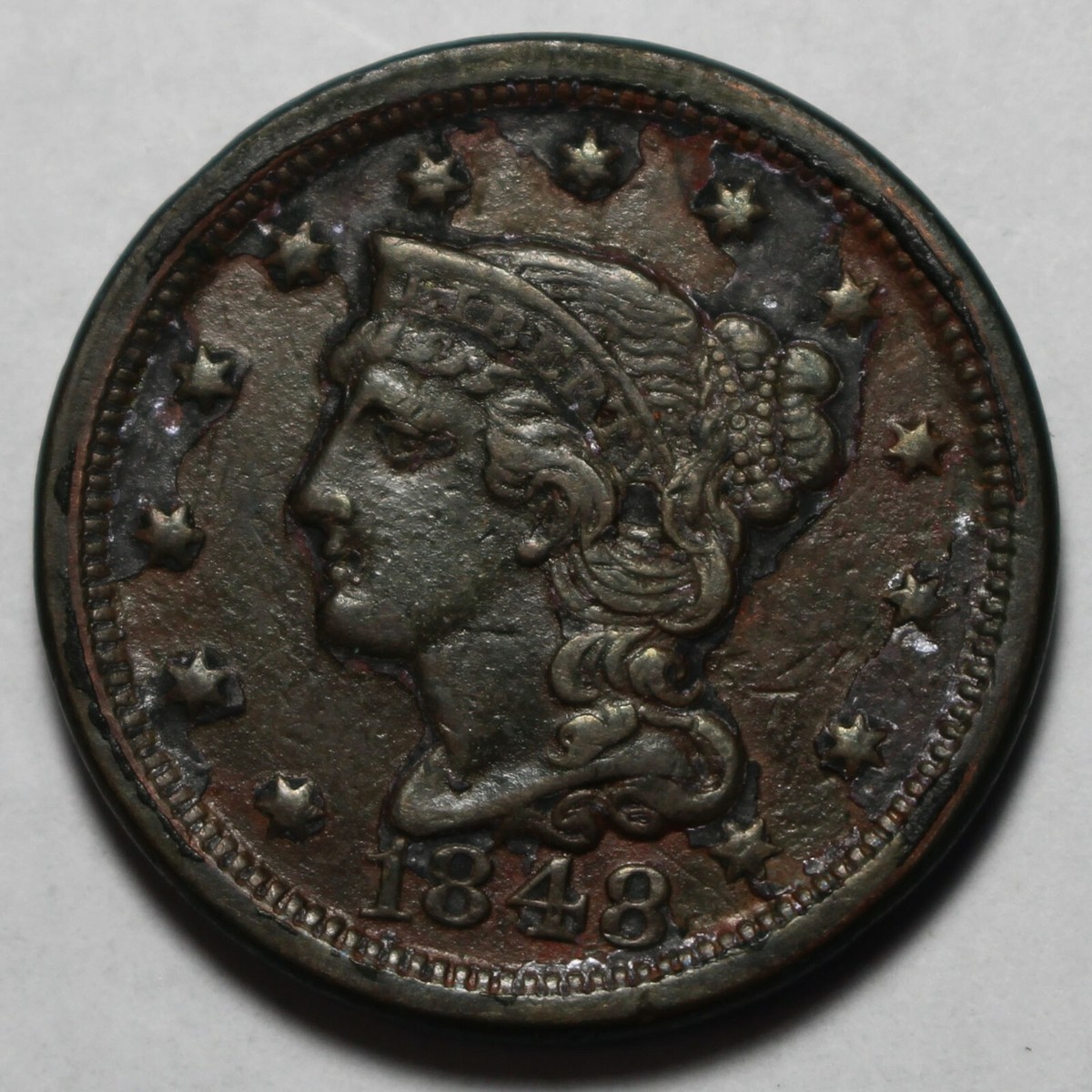 1848 Large Cent ZB25 | eBay