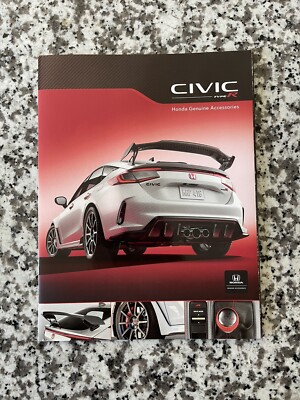 Honda civic type R 2022-2023-2024 Genuine Accessory Brochure Dealer Catalog FL5