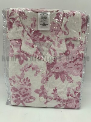 Pottery Barn Teen Love Shack Fancy Floral Cotton Flannel Pajama Pink XXS #R29