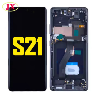 Display Für Samsung Galaxy S21 5G TFT LCD mit Rahmen Einheit Ersatz incell