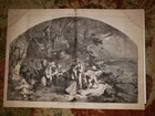Civil War Southern Exiles Going North By Thomas Nast 1863 Sketch Print Rare