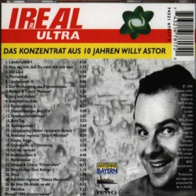 WILLY ASTOR Ir(r)eal Ultra Das Konzentrat Aus 10 Jahren CD NEW SEALED German 
