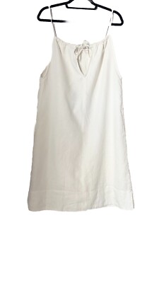 Everlane White Linen Apron Dress Size Small. | eBay