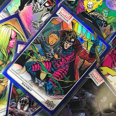 2023 Marvel Platinum Grim Reaper High Series Base Blue Rainbow #137