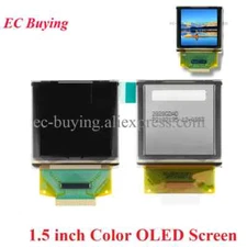 1.5 inch full color oled display screen, 128x128 pixels spi serial port SSD1351