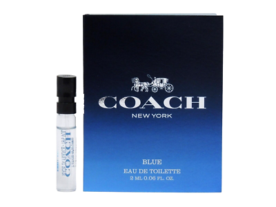COACH BLUE EDT 2.0ml .06fl oz x 1 COLOGNE SPRAY SAMPLE VIAL FOR