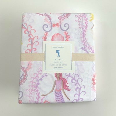 pottery barn kids mermaid sheets
