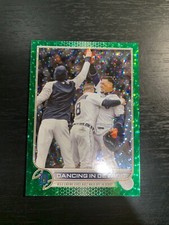 2022 Topps Update Green Foil Parallel DANCING IN DETROIT SP 148/299 Tigers