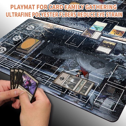 NEW Pokemon Playmat with Card Zones Free Bag Rubber Playmat Compatible Pokemon - Picture 5 of 5