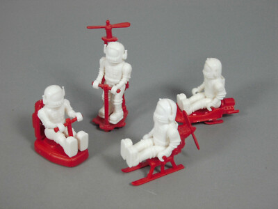 STECKIS: Astronauten m. mob. Einsatzgeräten (2. Serie) EU 1991 - KPS rot/weiß