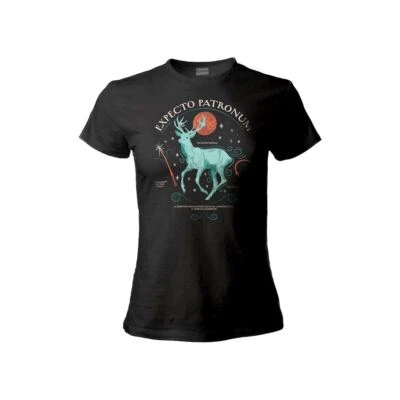 Camiseta Harry Potter - Expecto Patronum - Original Oficial Mujer - Imagen 1 de 2