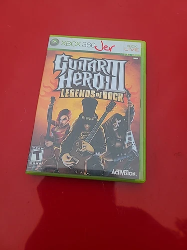 Guitar Hero III: Legends of Rock (Microsoft Xbox 360, 2007)