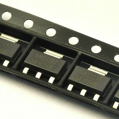 New 10Pcs AMS1117 LM1117 5V 1A SOT-223 LDO Voltage Regulator High Quality #A6-39