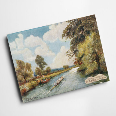 A3 PRINT - Vintage Cambridgeshire - The River Cam, near Fen Ditton