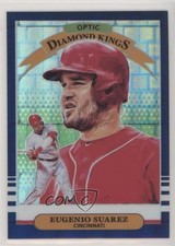 2019 Donruss Optic Diamond Kings Blue Pandora Prizm 18/99 Eugenio Suarez #25 0c6