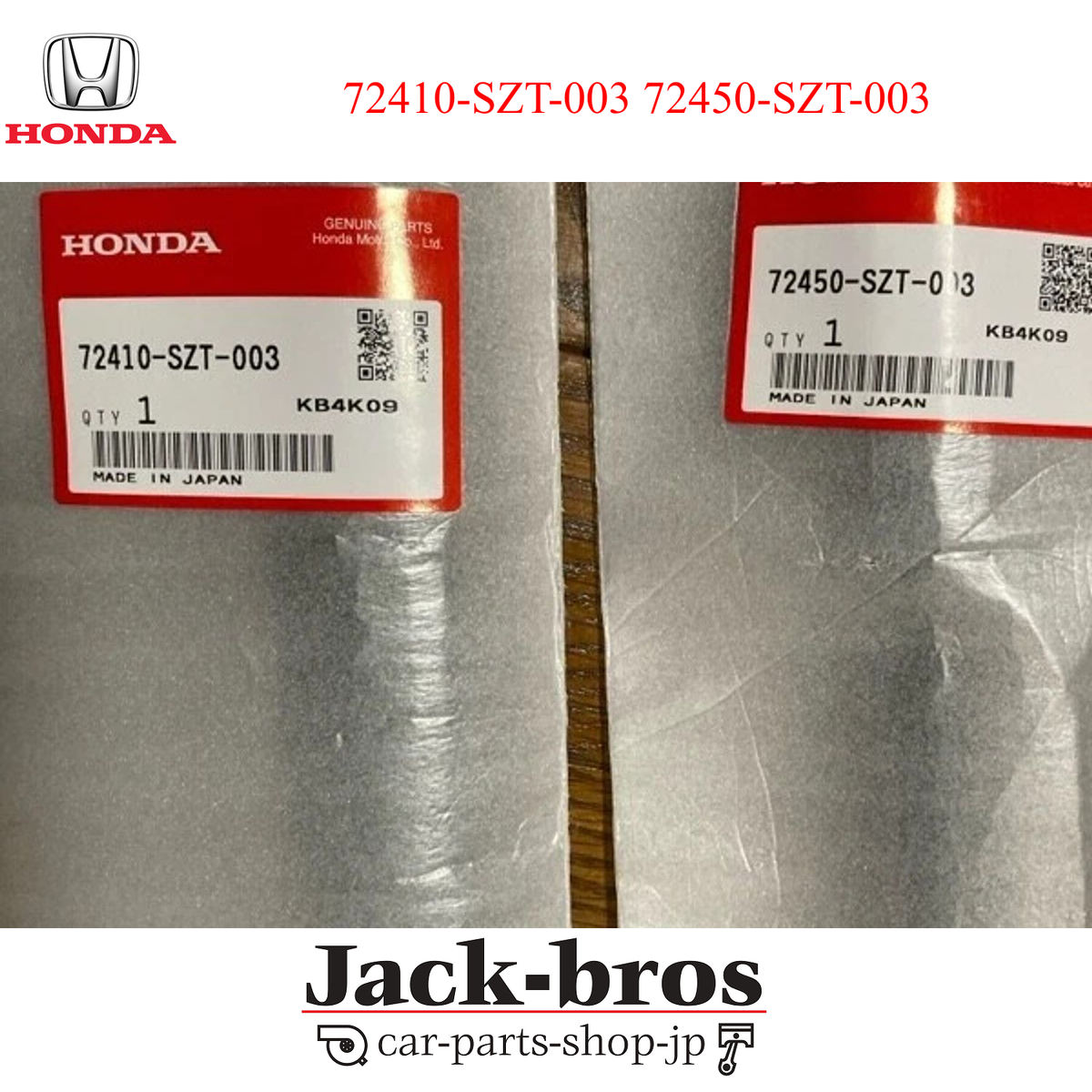 Honda Genuine OEM CR-Z Door Molding LH RH Set 72410-SZT-003 72450