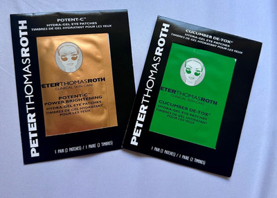 Peter Thomas Roth Hydra-Gel Eye Patches 2 Pair Potent-C Cucumber De-Tox