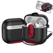 For Airpods Pro 3rd/4th/Pro 2nd/3rd Gen Shockproof Stand Headphone Matte Cover