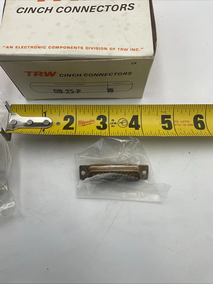 Case of (10) TRC Terminal Block Cinch DB-25-P Connectors NOS!!! S1 - Image 4 of 4