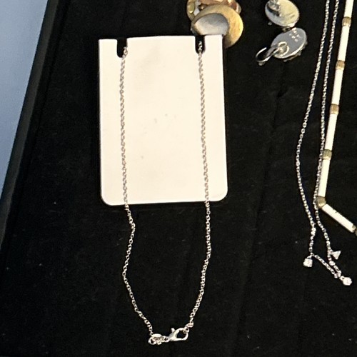 Vintage Mixed Jewelry Lot 14k Gf Tourmaline Necklace Vendome Dior Golan Swavorsk - Picture 15 of 15