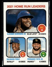 2022 Heritage #68 Vladimir Guerrero Jr. Salvador Perez Fernando Tatis Jr