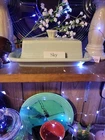 Fiesta Extra Large Covered Butter Dish Sky Blue Fiestaware, Made in USA