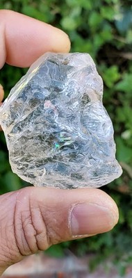Phenacite Phenakite 50 Grams Clear As Ice With Rainbow    Inclusions!