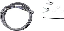 DS Braided Brake Line Kit Front +10" Harley Davidson Sportster 883/1200 #143703