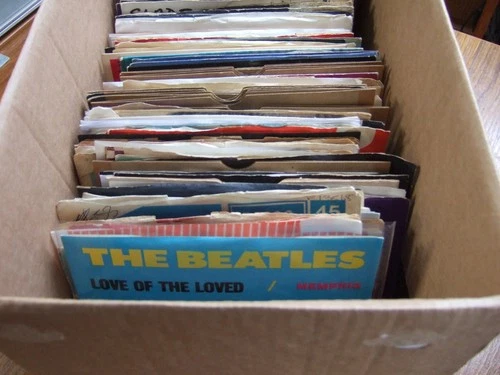 JOB LOT  of  100 x 7"  MIXED SINGLES  50s/60s/70s   BEATLES / ELVIS / STONES etc