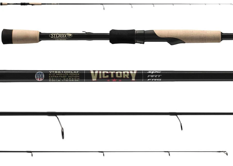 St. Croix Victory Spinning Rod, 7'3" Med Light Extra Fast (VTS73MLXF) - Image 2 of 3