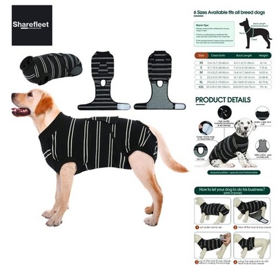 Kuoser Atmungsaktive Post-Operative Hundebody, Hundebody für Rüde/Hündin, Kat...