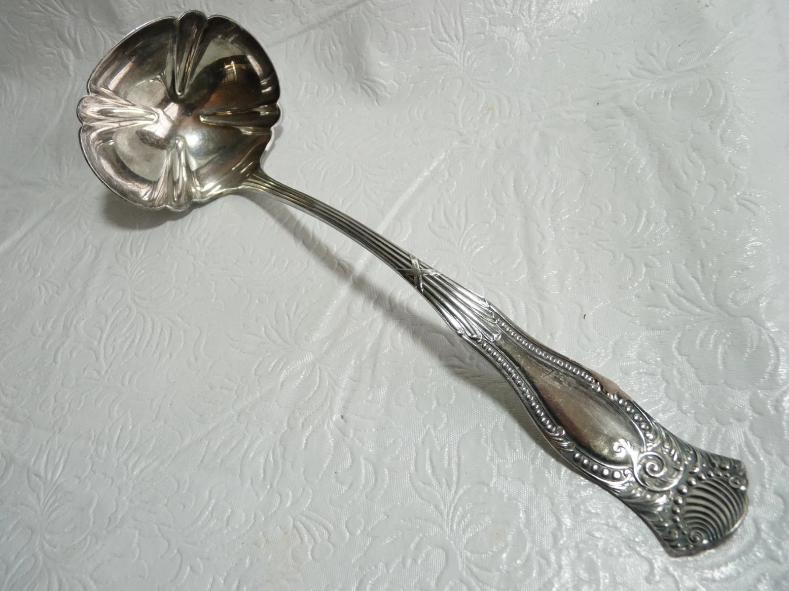 1880 Pairpoint Mfg Silverplate MILANO Ladle Punch Soup 1891 NICE
