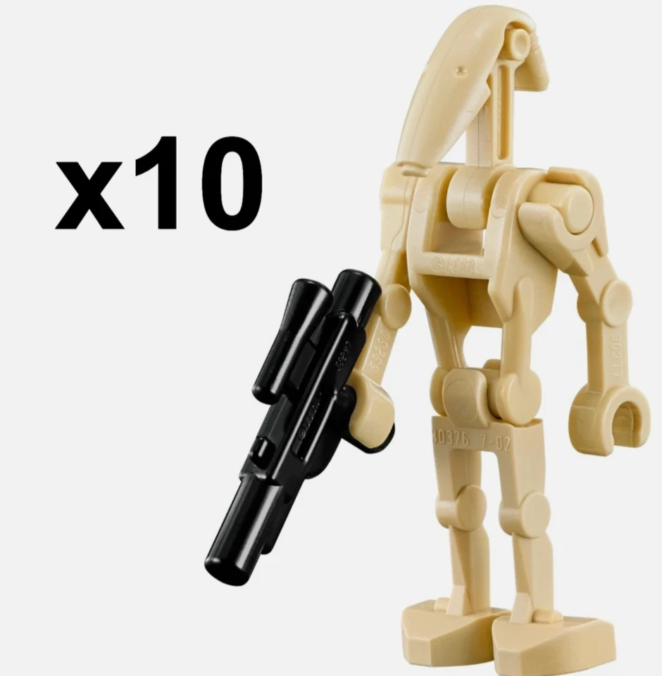¡EL MÁS BARATO! LEGO Star Wars B1 Droide de Batalla Minifigura LOTE 10 con Blasters GENUINO Foto 2 de 2