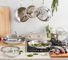 Henckels Precision CLAD 11-Piece Stainless Steel Tri-Ply Clad Cookware Set