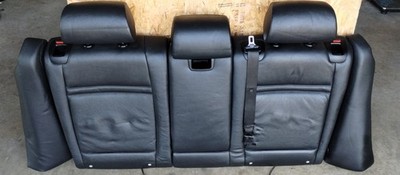 BMW E70 X5 Rear Seat Backrest Heated w Ski Bag Leather Nevada Black LUSW 07-2010