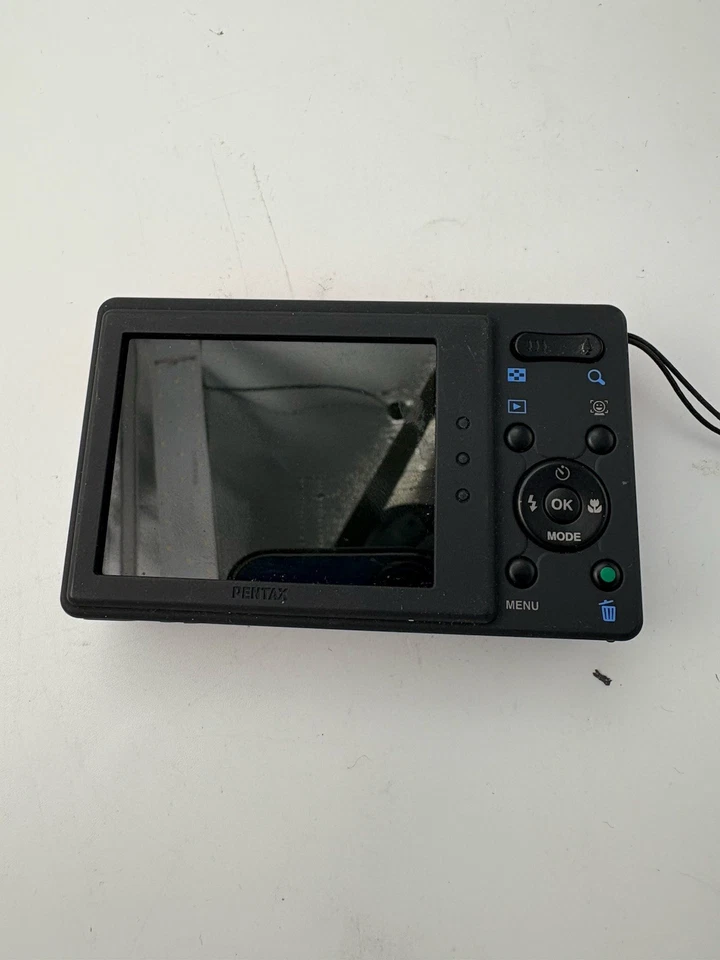 Pentax Optio H90 Compact Digital Camera 12.1MP 5x Zoom Orange TESTED WORKING - Image 3 of 4