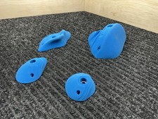 Rock Climbing Holds. Never Been Used. Set Of 4 Blue. 25-1