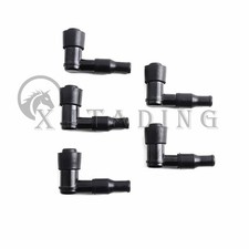 5Pcs Universal Spark Plug Cap - 12V Rubber for Motorcycle