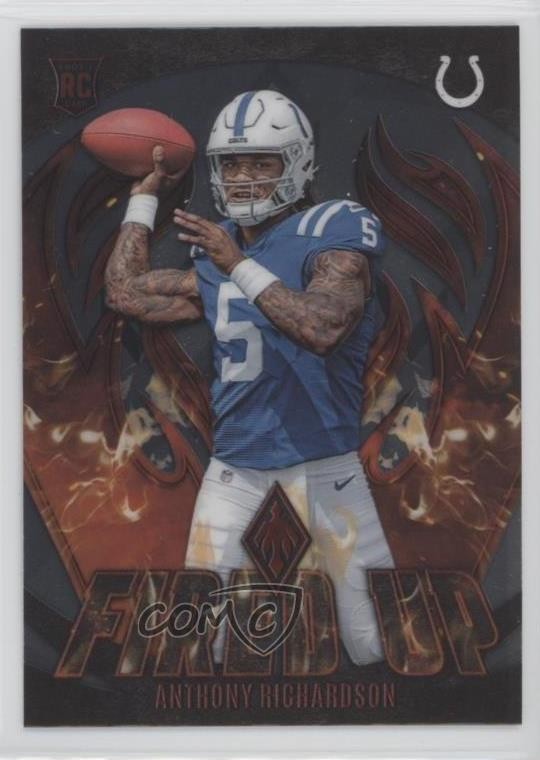 2023 Panini Phoenix Fired Up Anthony Richardson #FU-6 sc2
