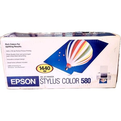 Epson Stylus Color 580 Ink Jet Printer 1440 DPI 120V New Open Box