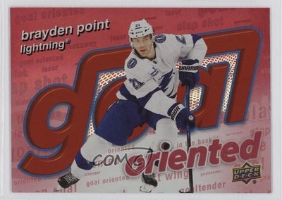 2025-26 Upper Deck Series 1 Goal Oriented Red 188/199 Brayden Point #GO-13 1ub6