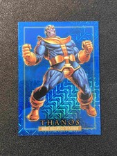 Thanos 2024 Marvel Masterpieces 92 Platinum #83 Blue Traxx