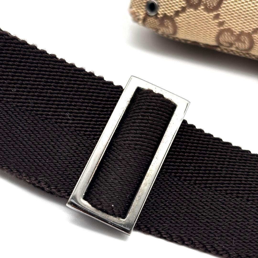 [Excellent condition] GUCCI 92543 Body Bag GG Canvas Waist Pouch Unisex DDP Used thumbnail 8