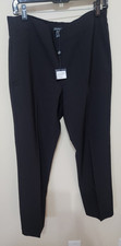 Adrianna Papell Pull On Slim Fit Pants Size 12 Black NWT