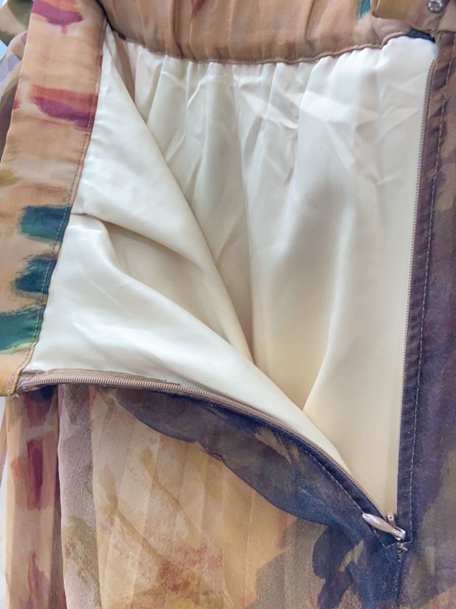 AMERI Ameri Vintage Long Skirt M Polyester Brown … - image 3