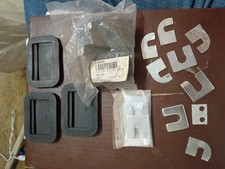 C1 Corvette 58-62 Front Outer Bumper Lot Cushions Blocks Brackets Braces Shims